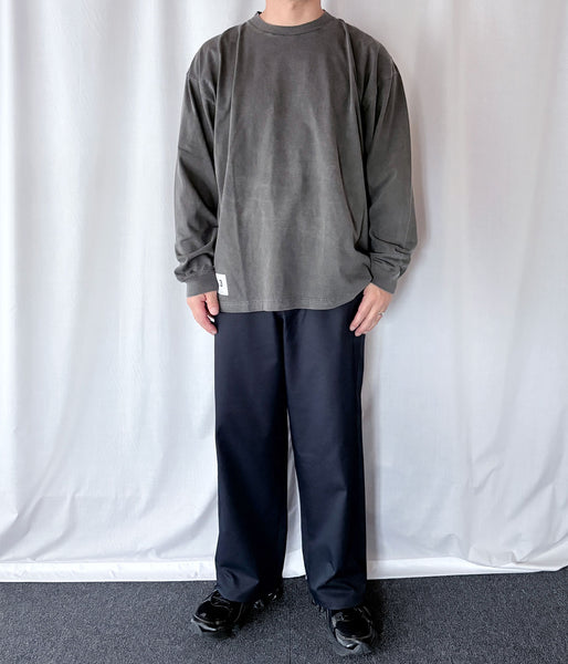 DESCENDANT/OTL ORGANIC COTTON LS PIGMENT DYE (BLACK)