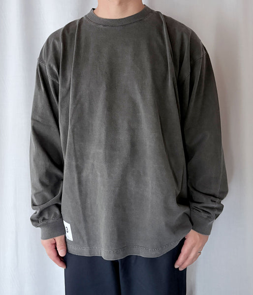 DESCENDANT/OTL ORGANIC COTTON LS PIGMENT DYE (BLACK)