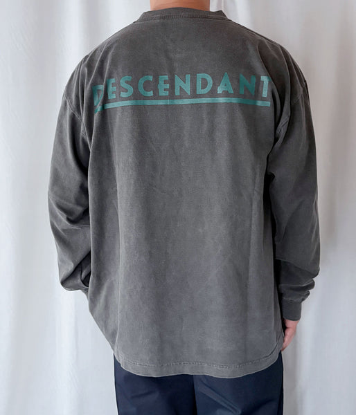DESCENDANT/OTL ORGANIC COTTON LS PIGMENT DYE (BLACK)