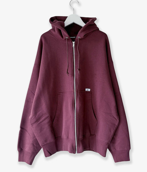DESCENDANT/PX ZIP HOODY (BURGUNDY)