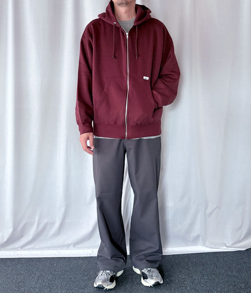 DESCENDANT/PX ZIP HOODY (BURGUNDY)