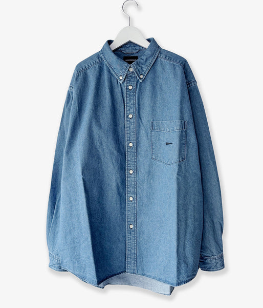 DESCENDANT/PALM DENIM LS SHIRT (INDIGO)
