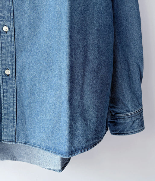 DESCENDANT/PALM DENIM LS SHIRT (INDIGO)