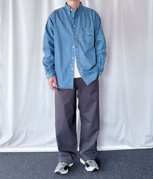 DESCENDANT/PALM DENIM LS SHIRT (INDIGO)