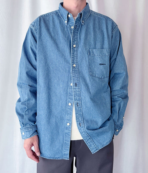 DESCENDANT/PALM DENIM LS SHIRT (INDIGO)