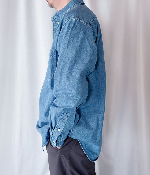 DESCENDANT/PALM DENIM LS SHIRT (INDIGO)