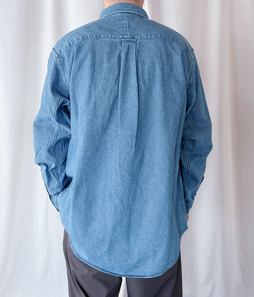 DESCENDANT/PALM DENIM LS SHIRT (INDIGO)