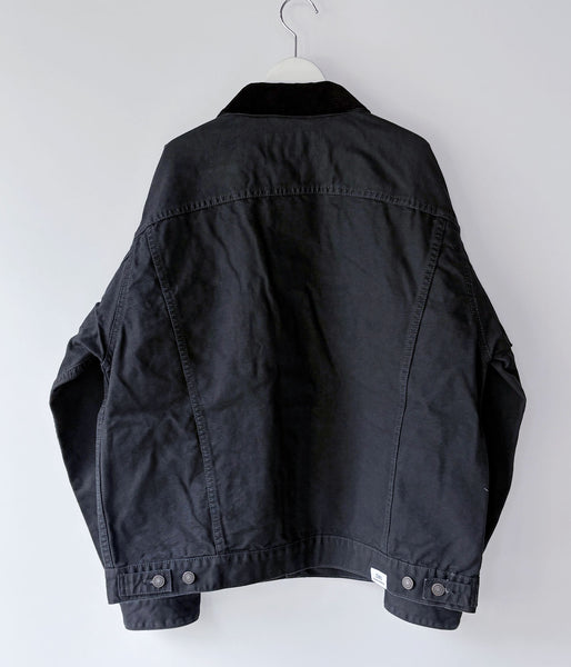 DESCENDANT/DALLAS DUCK JACKET (BLACK)