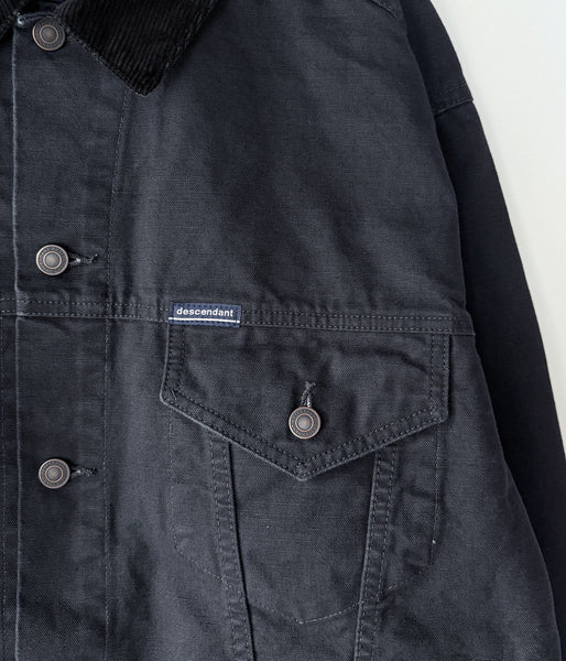 DESCENDANT/DALLAS DUCK JACKET (BLACK)