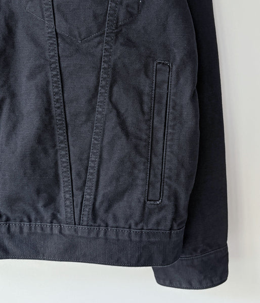 DESCENDANT/DALLAS DUCK JACKET (BLACK)