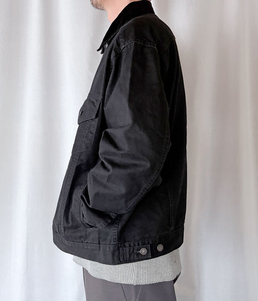 DESCENDANT/DALLAS DUCK JACKET (BLACK)
