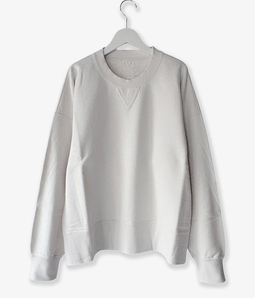 visvim/COURT SWEAT L/S (OFF WHITE)