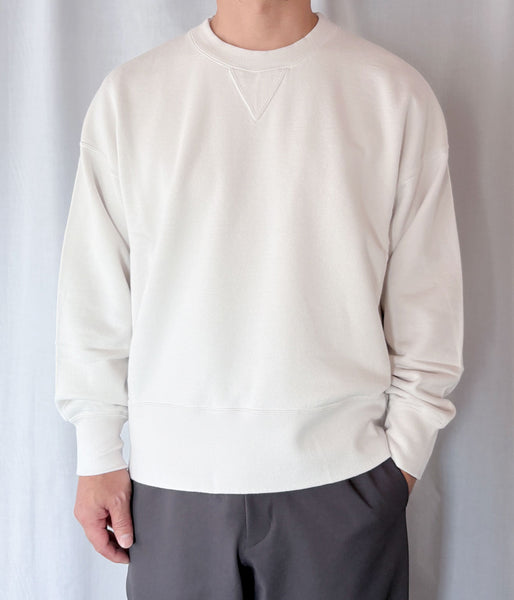 visvim/COURT SWEAT L/S (OFF WHITE)