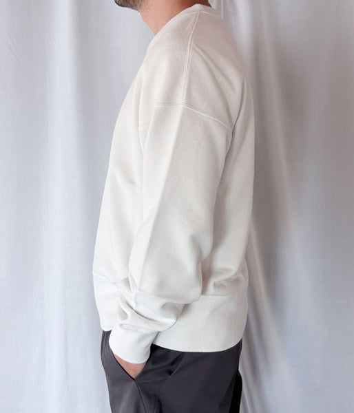 visvim/COURT SWEAT L/S (OFF WHITE)