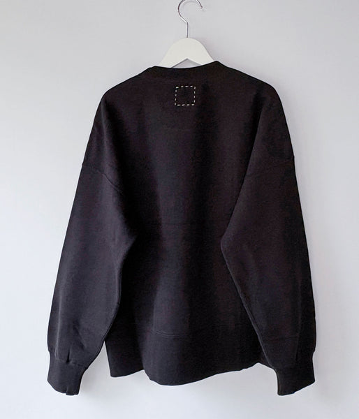 visvim/COURT SWEAT L/S (BLACK)