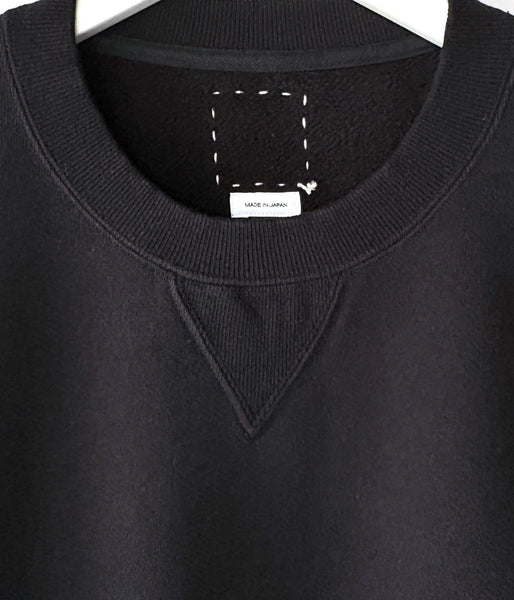 visvim/COURT SWEAT L/S (BLACK)