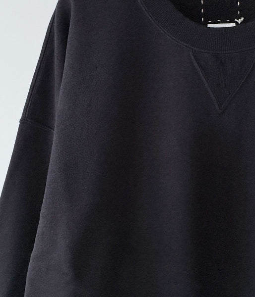 visvim/COURT SWEAT L/S (BLACK)