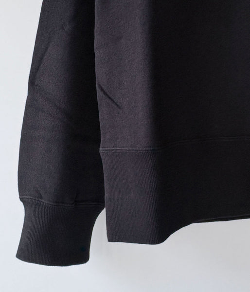 visvim/COURT SWEAT L/S (BLACK)