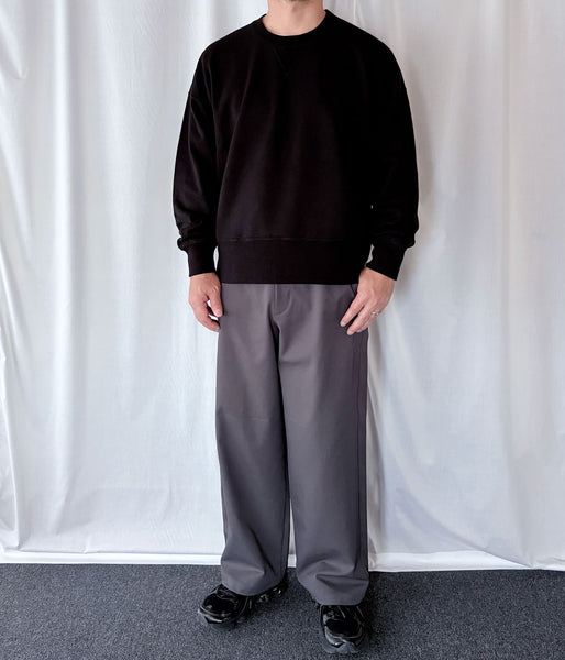 visvim/COURT SWEAT L/S (BLACK)