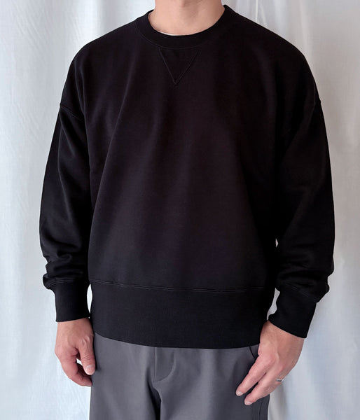visvim/COURT SWEAT L/S (BLACK)
