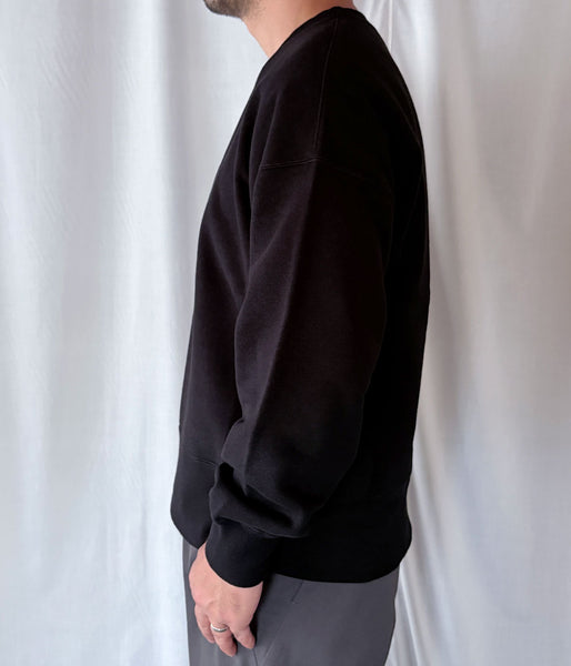 visvim/COURT SWEAT L/S (BLACK)