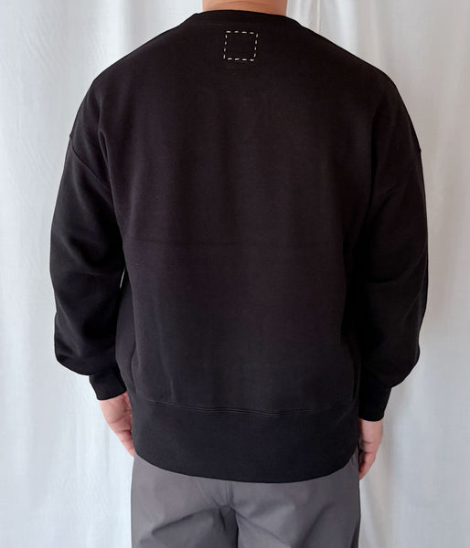visvim/COURT SWEAT L/S (BLACK)