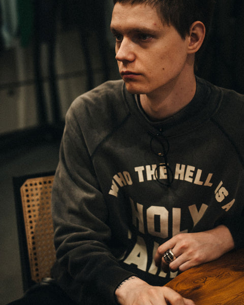 SAINT MICHAEL/RAGLAN CRW N SWT/HOLY SAINT？/BLK
