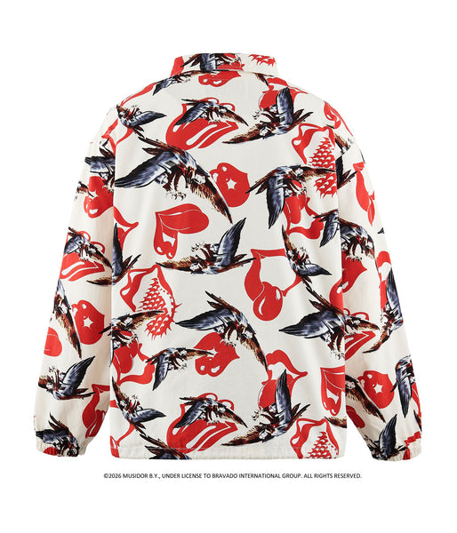 SAINT MICHAEL/TRS_COTTON JACKET/EAGLE/WHITE