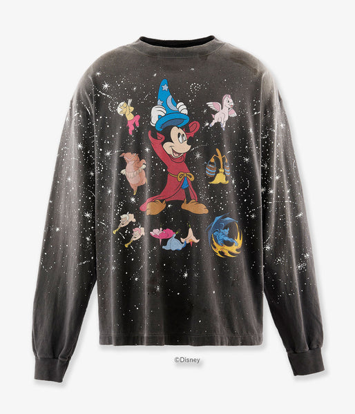 SAINT MICHAEL/DSNY_LS T-SHIRT/FANTASIA/BLACK