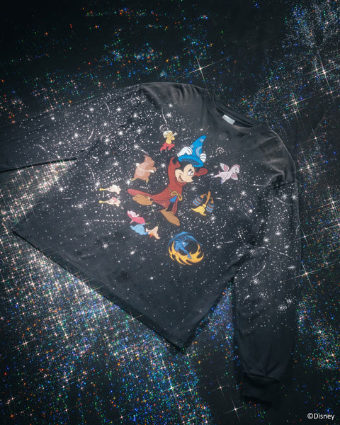 SAINT MICHAEL/DSNY_LS T-SHIRT/FANTASIA/BLACK