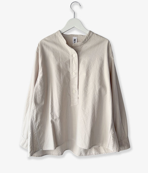 MHL./SOFT HOPSACK SHIRT WOMENS (ECRU)