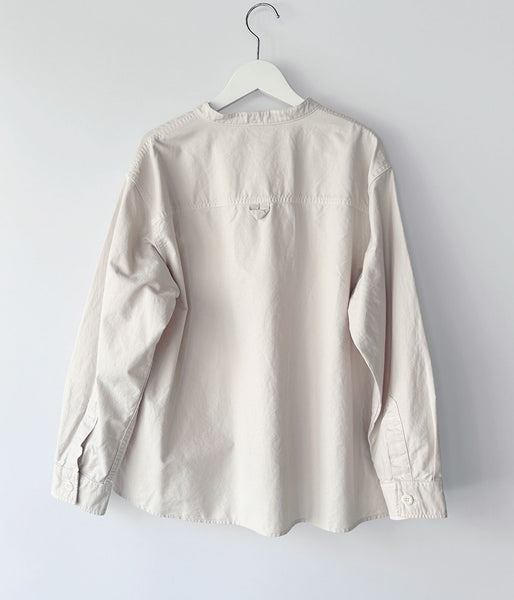 MHL./SOFT HOPSACK SHIRT WOMENS (ECRU)
