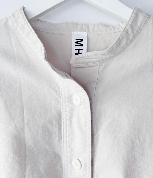 MHL./SOFT HOPSACK SHIRT WOMENS (ECRU)