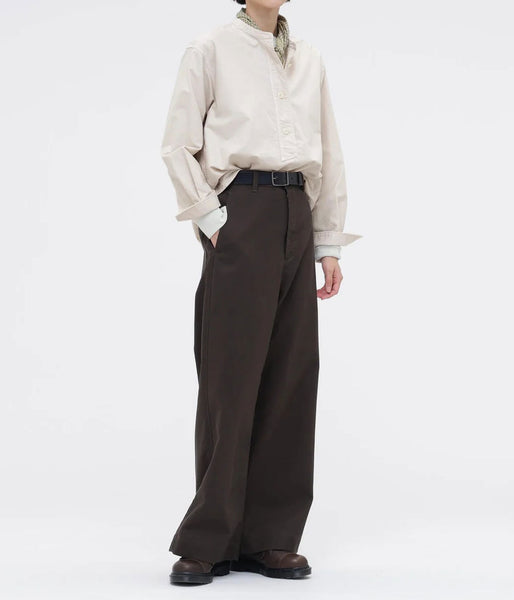 MHL./SOFT HOPSACK SHIRT WOMENS (ECRU)