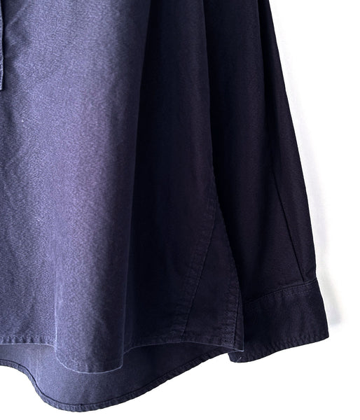 MHL./SOFT HOPSACK SHIRT WOMENS (DARK NAVY)