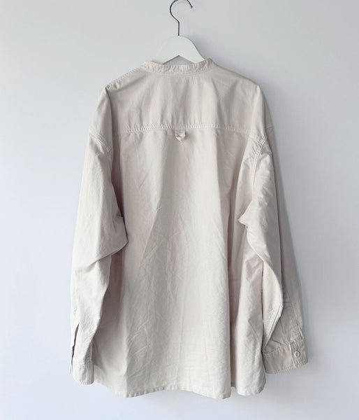 MHL./SOFT HOPSACK SHIRT (ECRU)