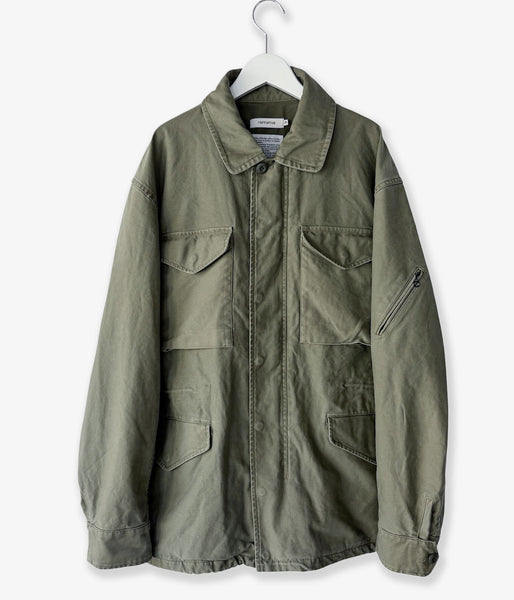 nonnative/TROOPER JACKET COTTON BACK SATIN VW WITH WINDSTOPPER® (OLIVE BLACK)