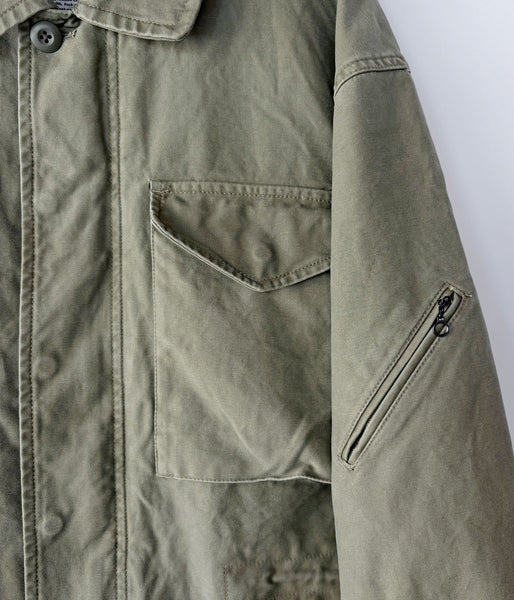 nonnative/TROOPER JACKET COTTON BACK SATIN VW WITH WINDSTOPPER® (OLIVE BLACK)