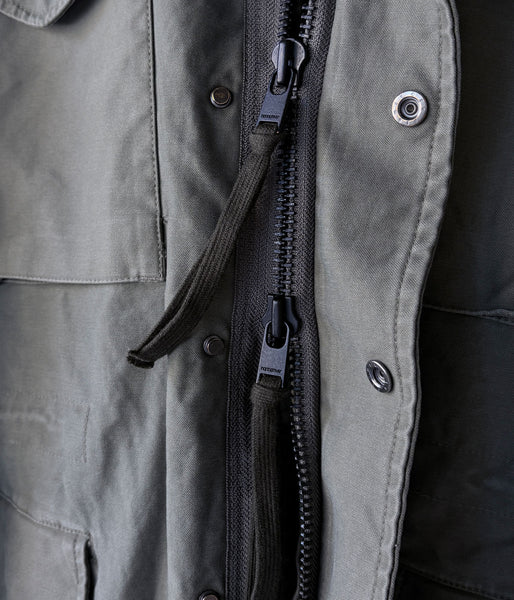 nonnative/TROOPER JACKET COTTON BACK SATIN VW WITH WINDSTOPPER® (OLIVE BLACK)