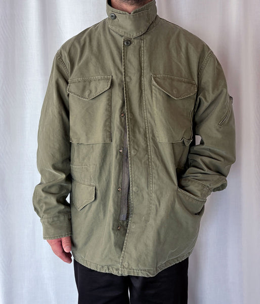 nonnative/TROOPER JACKET COTTON BACK SATIN VW WITH WINDSTOPPER® (OLIVE BLACK)