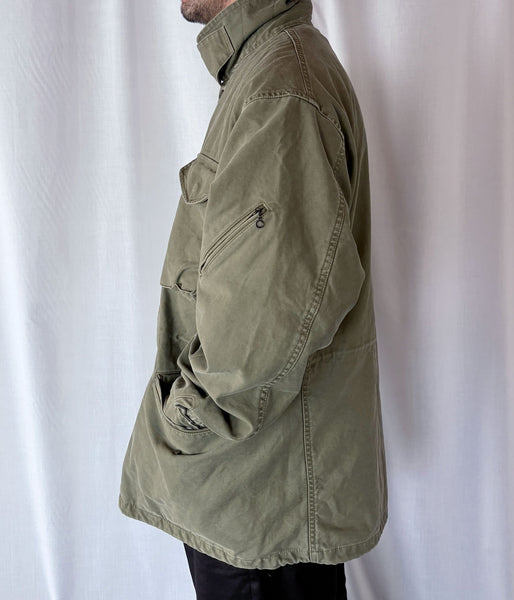 nonnative/TROOPER JACKET COTTON BACK SATIN VW WITH WINDSTOPPER® (OLIVE BLACK)