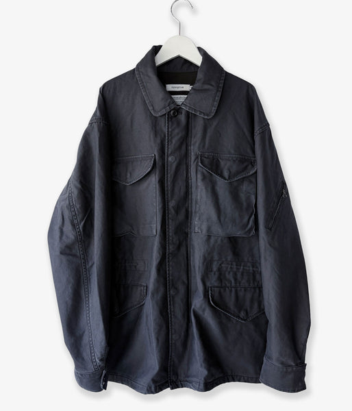 nonnative/TROOPER JACKET COTTON BACK SATIN VW WITH WINDSTOPPER® (BLACK)