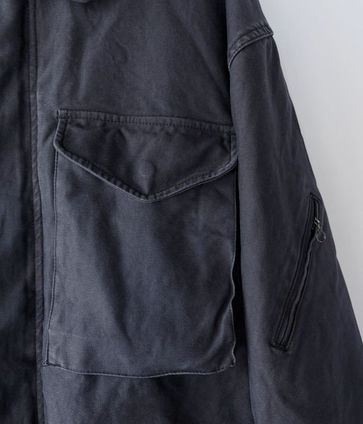 nonnative/TROOPER JACKET COTTON BACK SATIN VW WITH WINDSTOPPER® (BLACK)