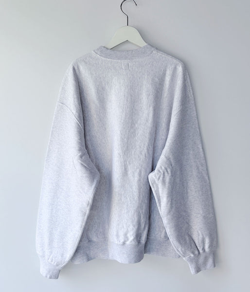 blurhms ROOTSTOCK/SOFT&HARD CREW-NECK P/O WIDE (HeatherWhite)