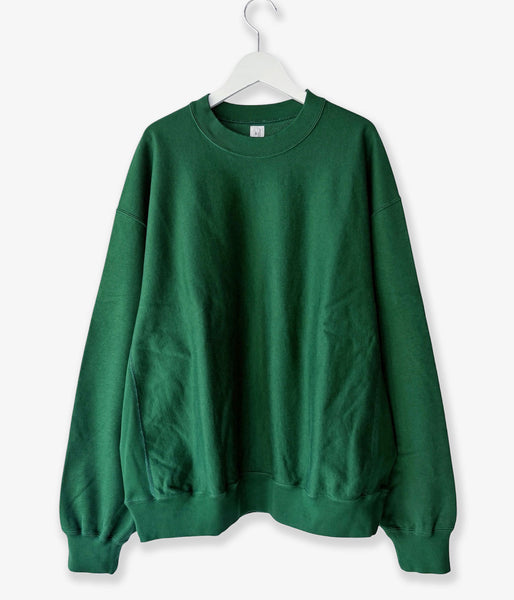 blurhms ROOTSTOCK/SOFT&HARD CREW-NECK P/O WIDE (DarkGreen)