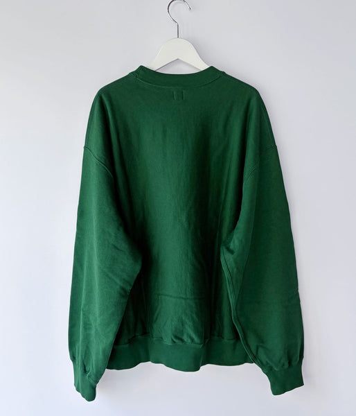 blurhms ROOTSTOCK/SOFT&HARD CREW-NECK P/O WIDE (DarkGreen)