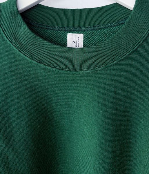 blurhms ROOTSTOCK/SOFT&HARD CREW-NECK P/O WIDE (DarkGreen)