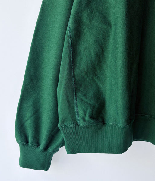 blurhms ROOTSTOCK/SOFT&HARD CREW-NECK P/O WIDE (DarkGreen)