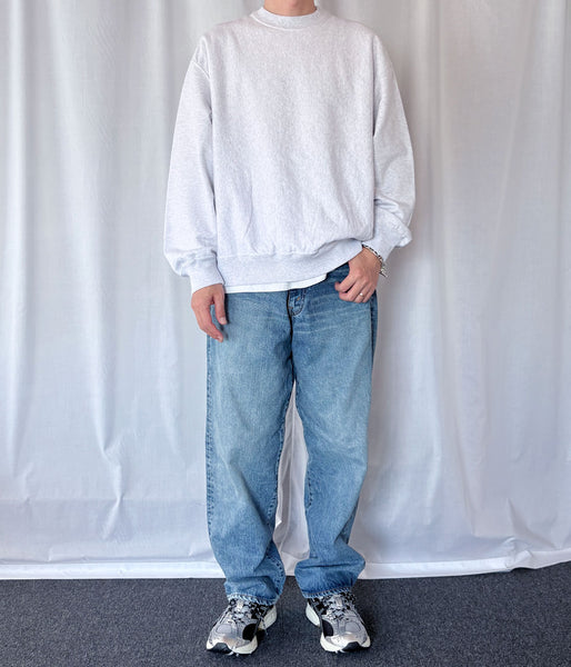 DESCENDANT/1995 DENIM TROUSERS BAGGY HARD WASH (INDIGO)
