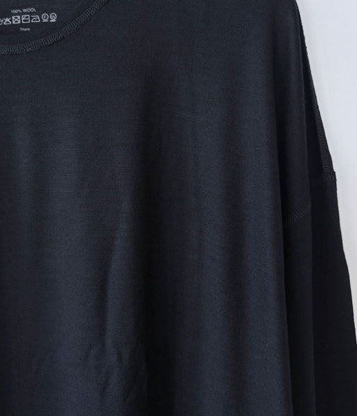 holk/CREWNECK L/S TEE (BLACK)